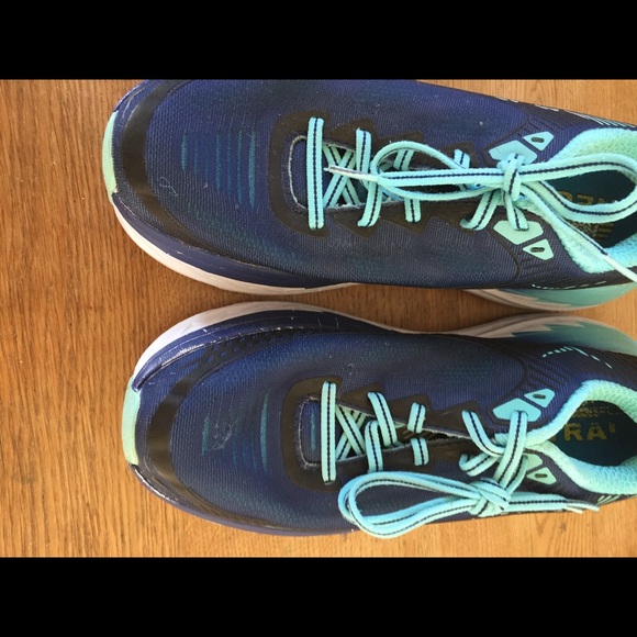 Hoka One One Bondi 5 Blue Running Sneakers 8.5 - Picture 4 of 9